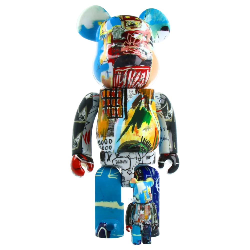 Edición limitada Bearbrick Jean-Michel Basquiat, pieza destacada de la colección de ediciones limitadas de Aluxe Store
