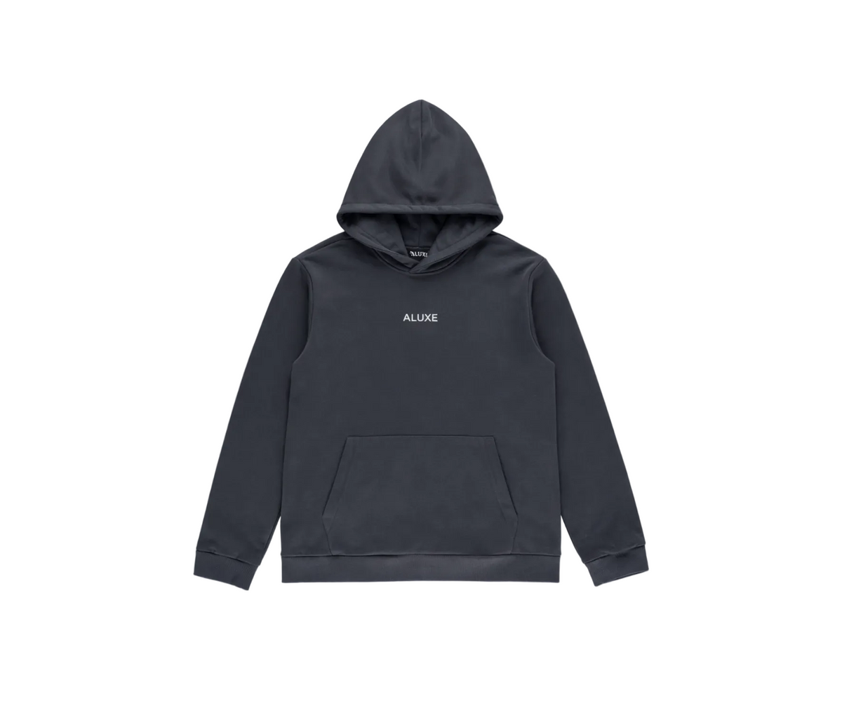Sudadera gris Aluxe Roots Feed Culture regular fit italiano vista frontal
