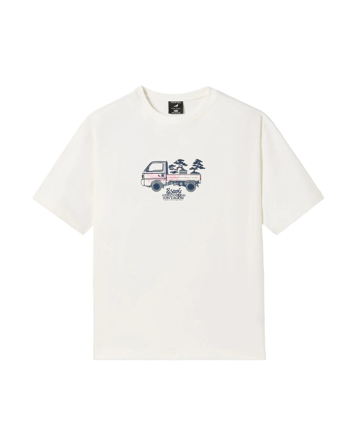 camiseta STAPLE Bonsai Delivery Tee  blanca grafico pecho manga corta streetwear
