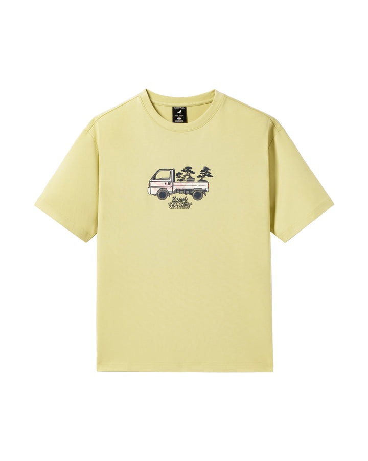 camiseta STAPLE Bonsai Delivery Tee lemon grafico pecho manga corta streetwear