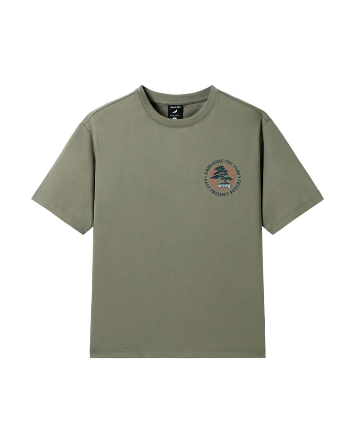 camiseta STAPLE Bonsai S/S Tee dark olive grafico bonsai pecho manga corta