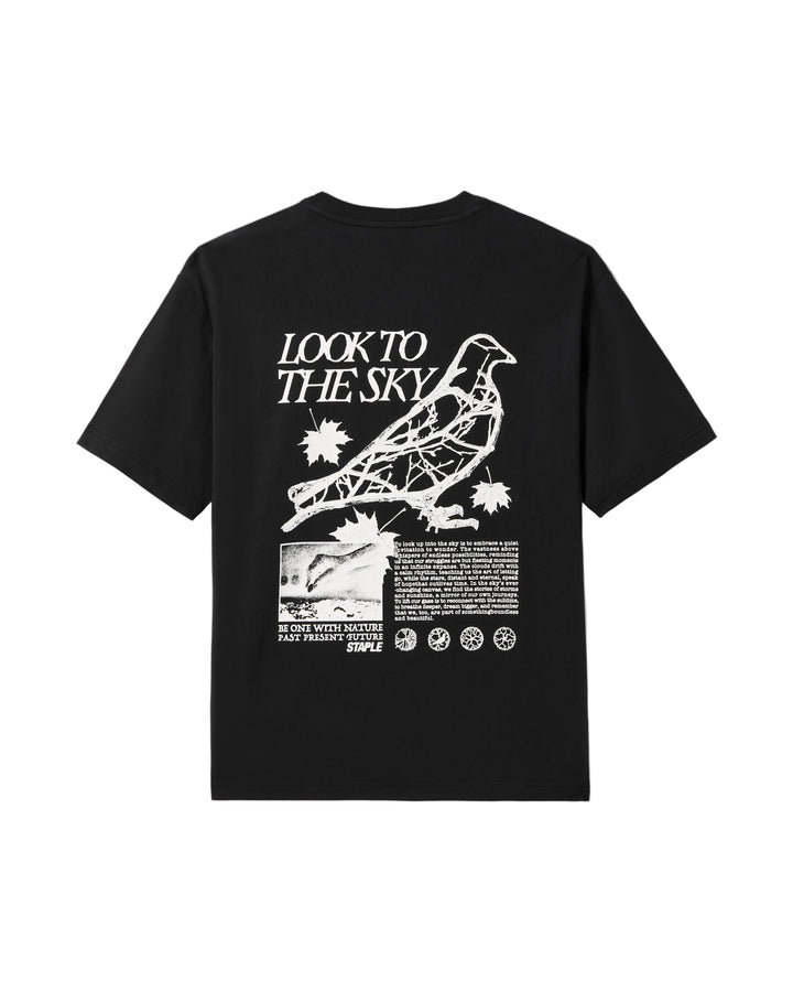 Camiseta Staple Pigeon Juniper Graphic Tee Negro vista trasera