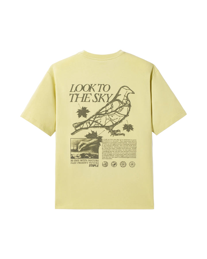 Camiseta Staple Pigeon Juniper Graphic Tee Amarillo vista trasera