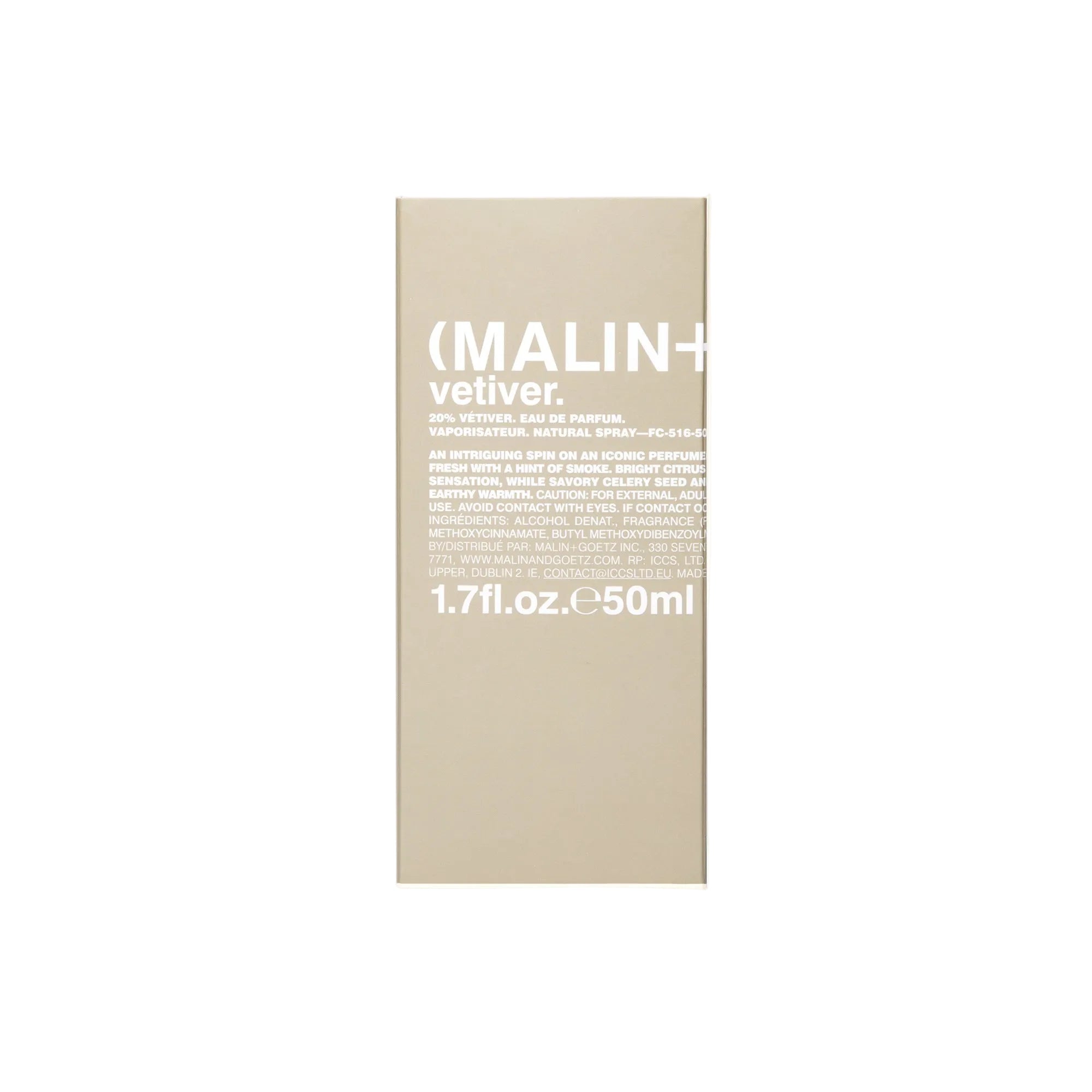 Perfume MALIN+GOETZ Vetiver Eau De Parfum 50 ml