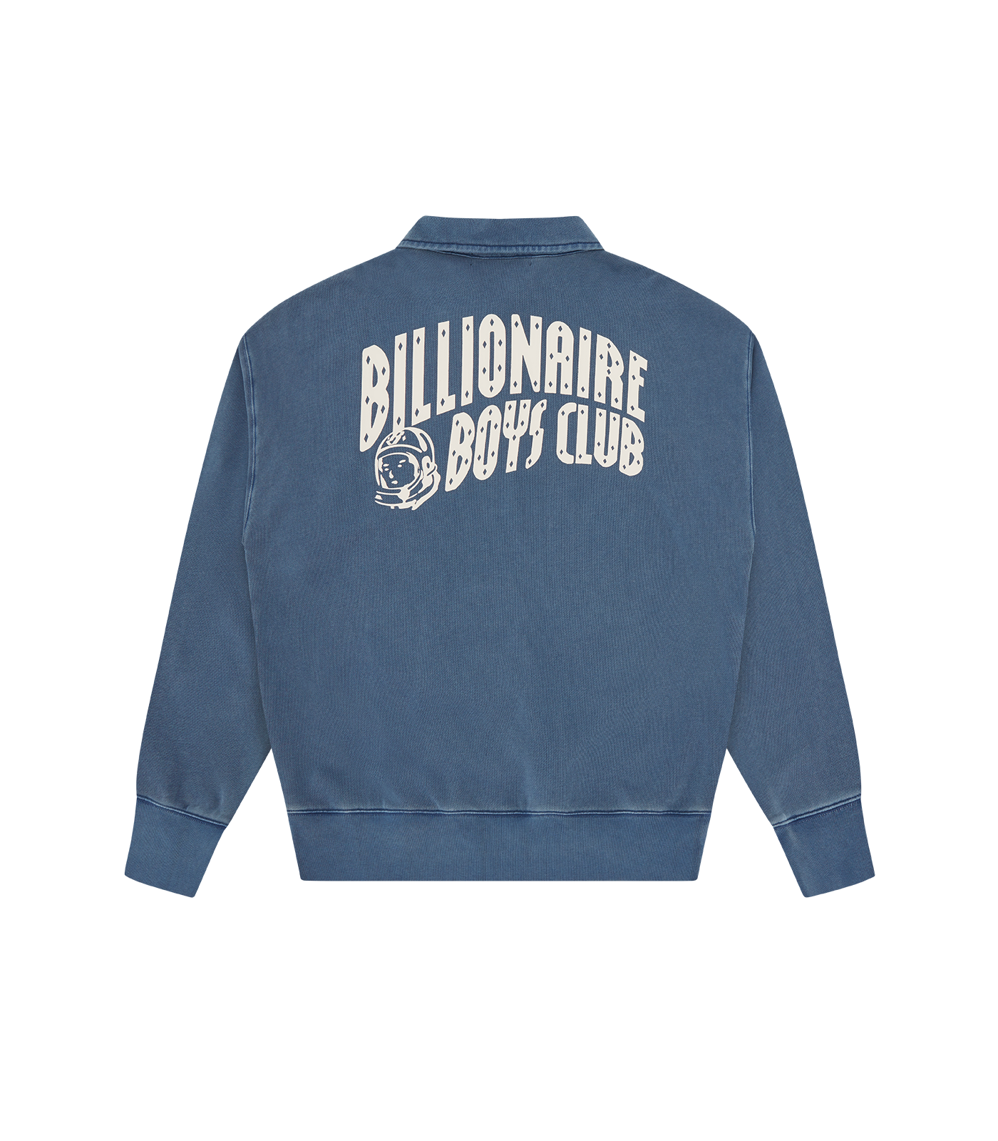 Sudadera BBC Boat Club Washed Quarter Snap Navy