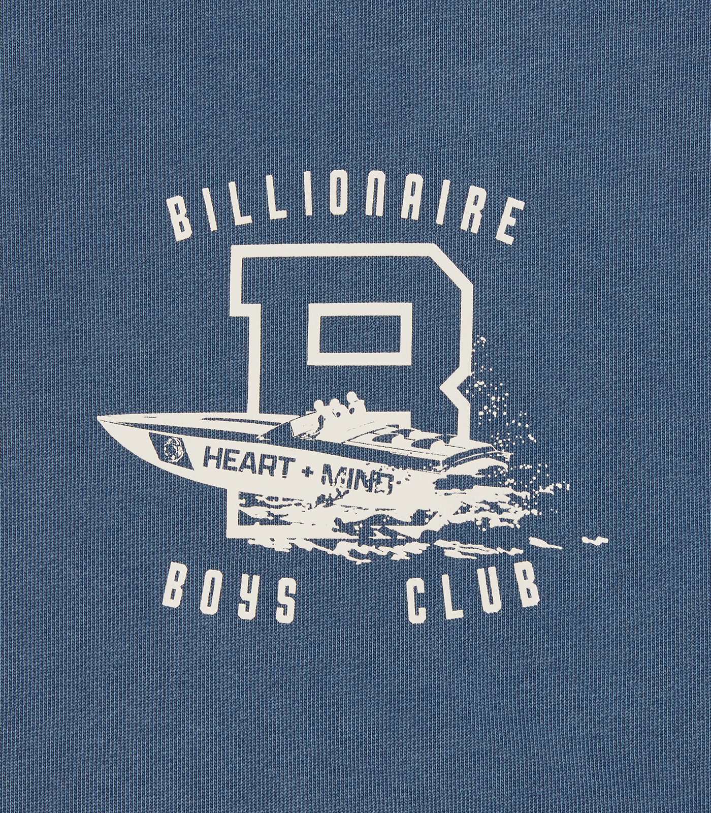 Sudadera BBC Boat Club Washed Quarter Snap Navy