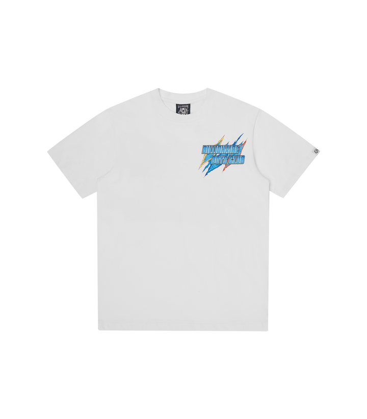 Camiseta Speed Ripper de Billionaire Boys Club con un gráfico de lancha motora impreso en el pecho y en la espalda.