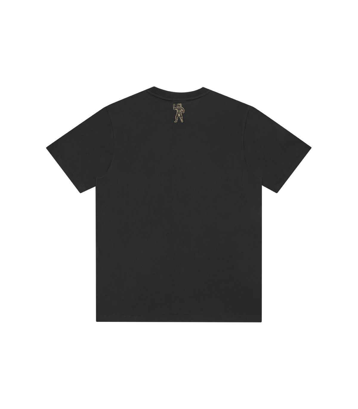 Camiseta Billionaire Boys Club Astro Golf Club negra de manga corta con pequeño detalle en el pecho, vista frontal