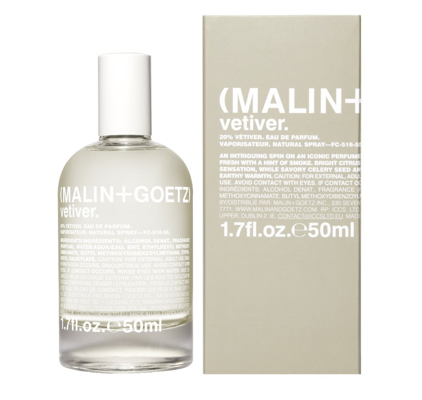 Perfume MALIN+GOETZ Vetiver Eau De Parfum 50 ml