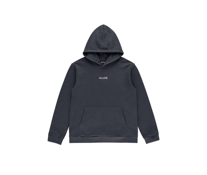 Sudadera gris Aluxe Roots Feed Culture regular fit italiano vista frontal