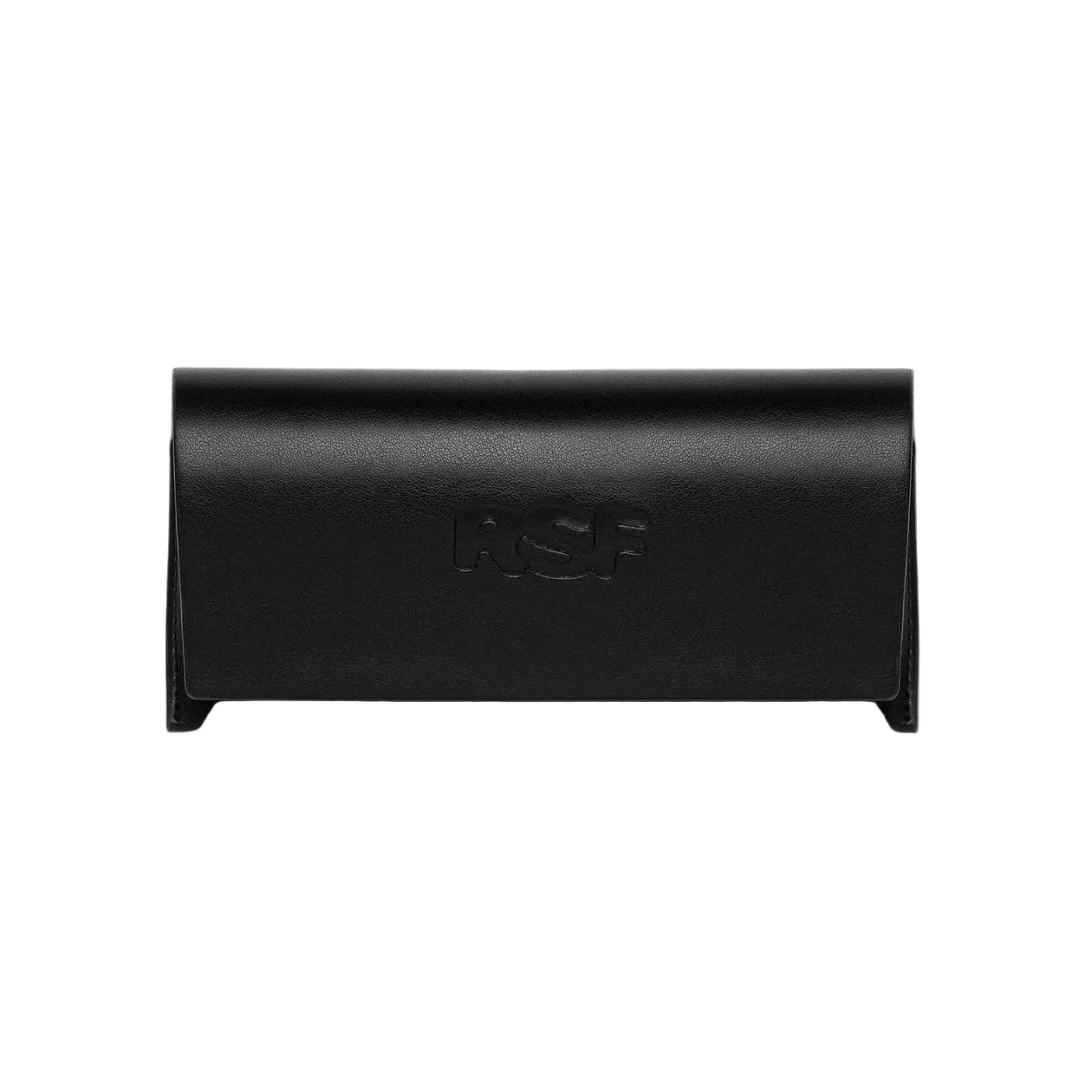 Funda semirrígida negra de las RSF The Warhol Azure con logo RSF en relieve