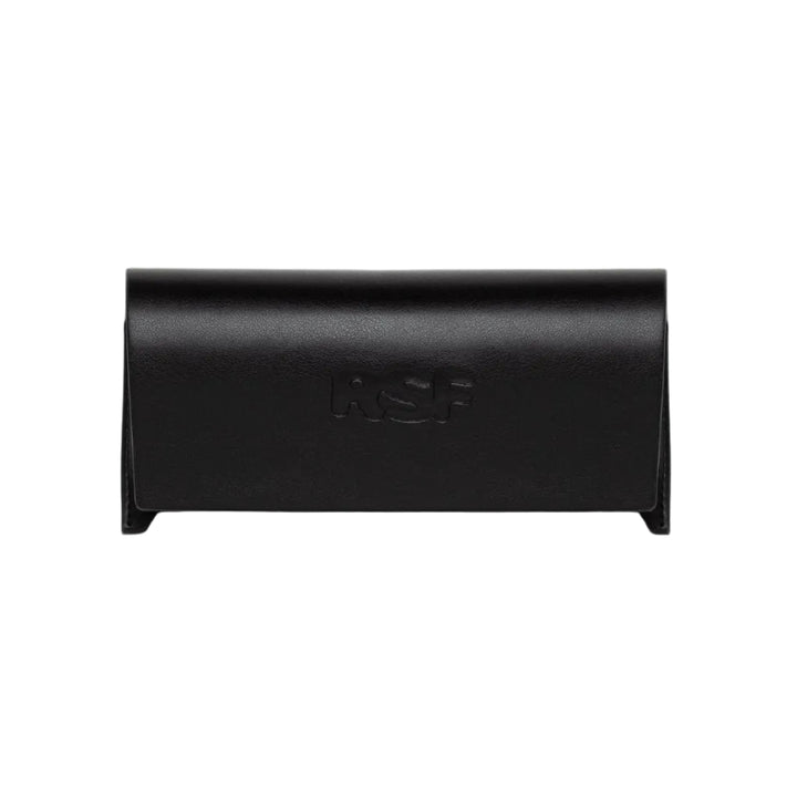 Funda semirrígida negra de las RSF The Warhol Melanzana con logo RSF en relieve