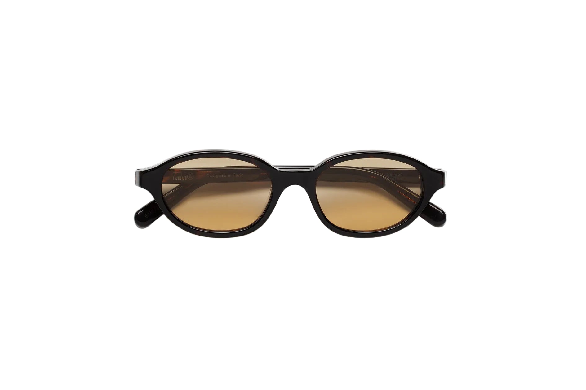 Gafas de sol MM6 Maison Margiela Lunettes 2 Écailles con montura carey y lentes amarillas