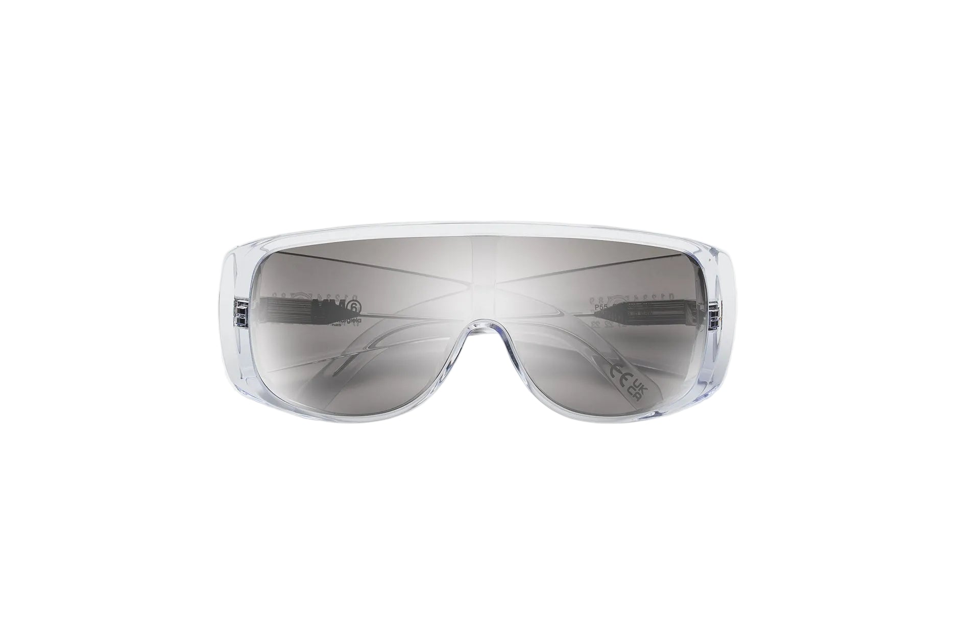 Gafas de sol MM6 Maison Margiela Mask blancas con montura envolvente