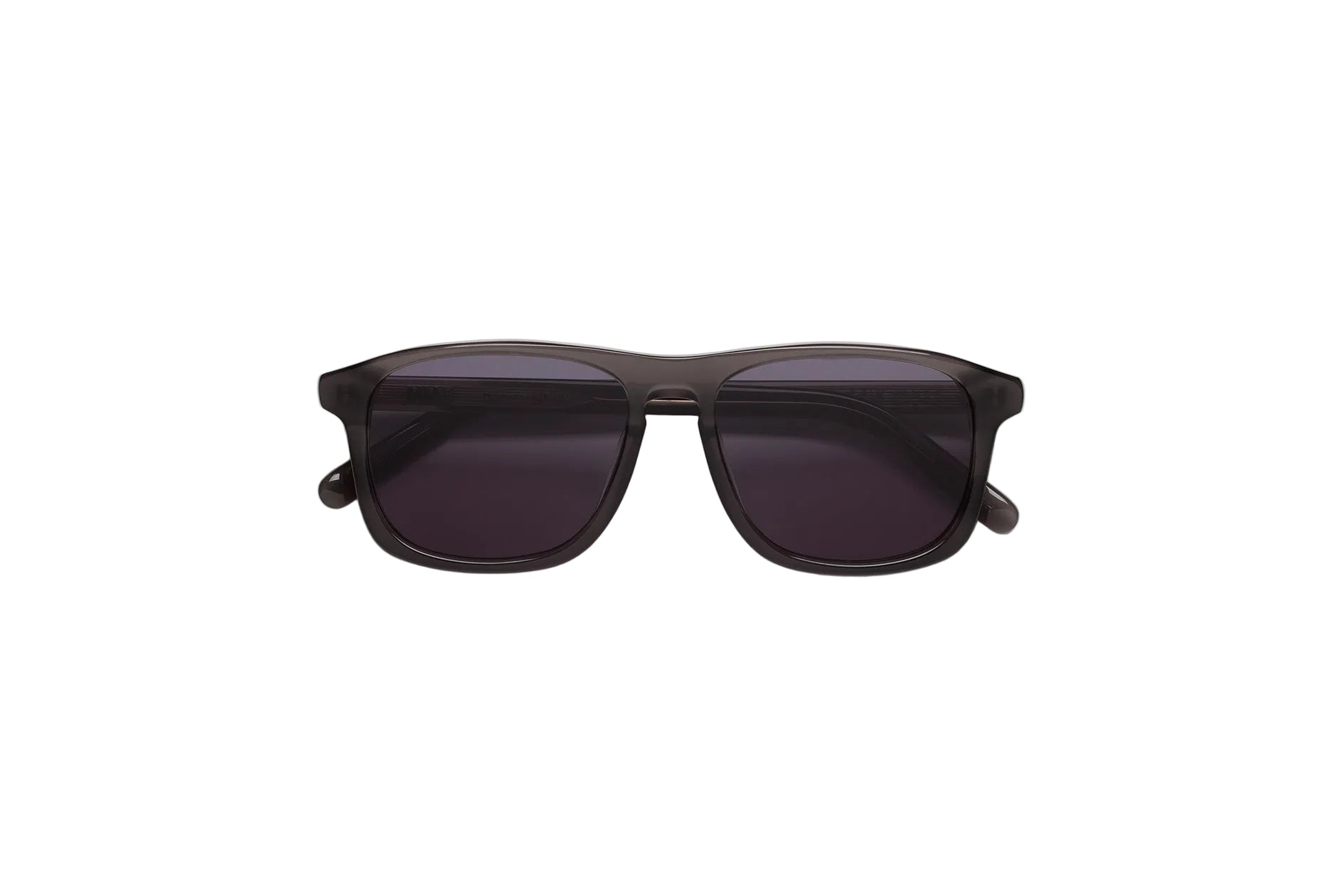 Gafas MM6 Maison Margiela Lunettes 8 grises, combinan una montura negra de líneas rectangulares