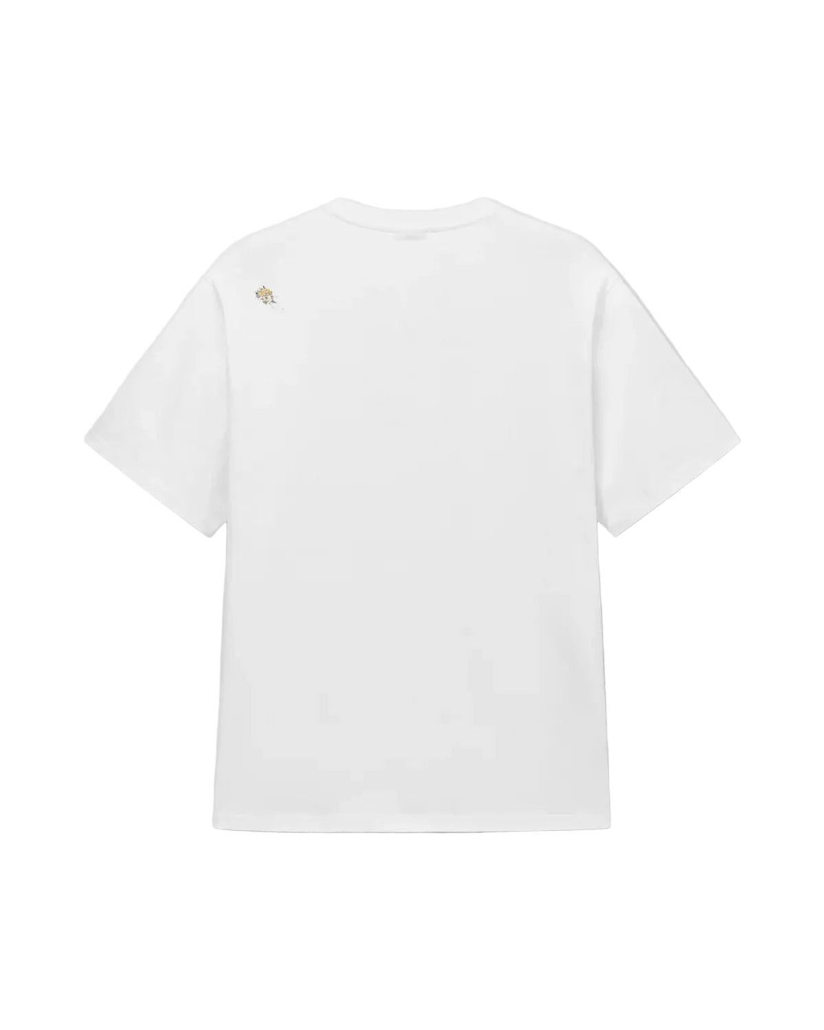 Camiseta Staple Emb Pigeon blanca vista por la espalda