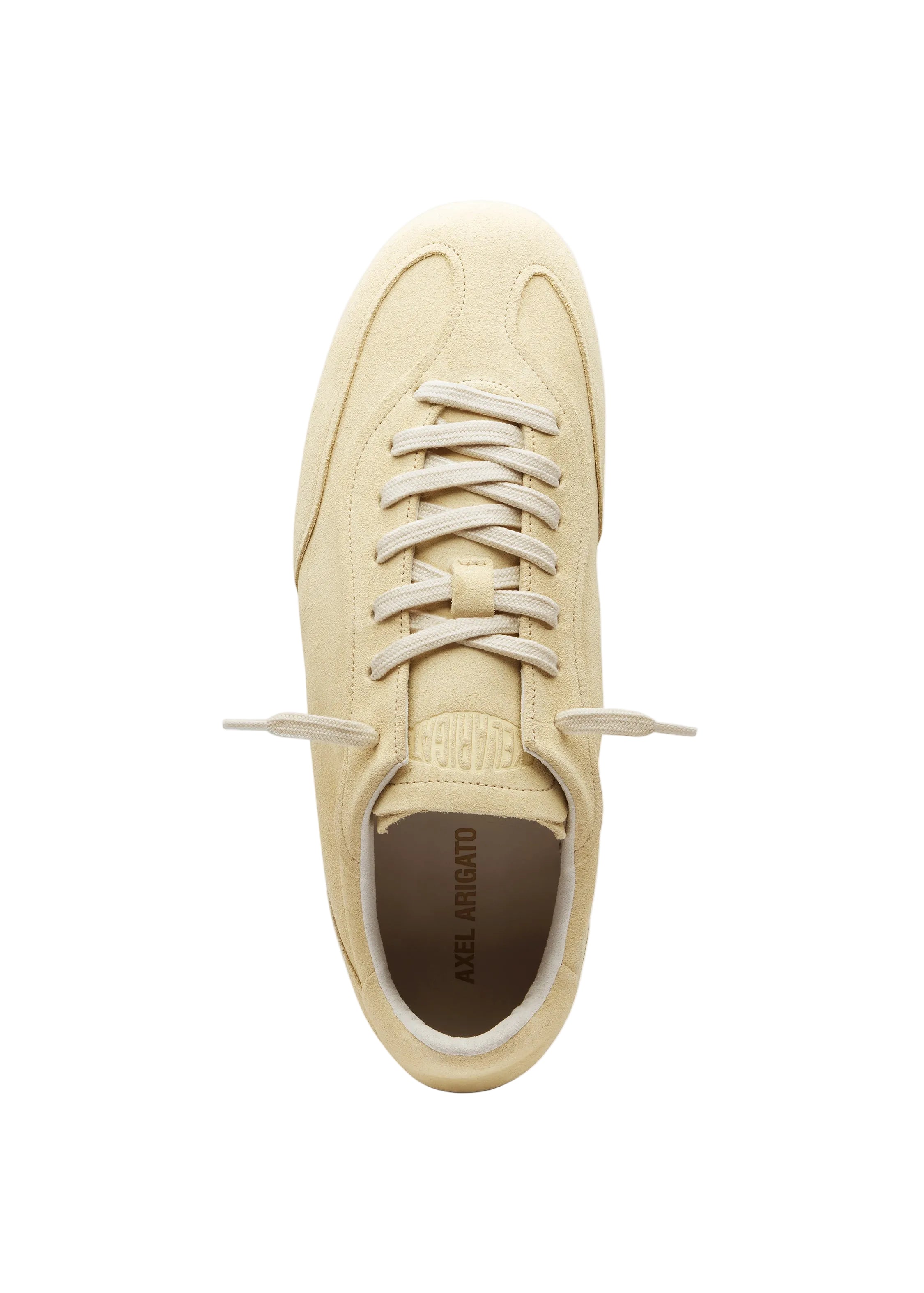 Axel Arigato Daze Runner Light Yellow perfil superior sneaker premium