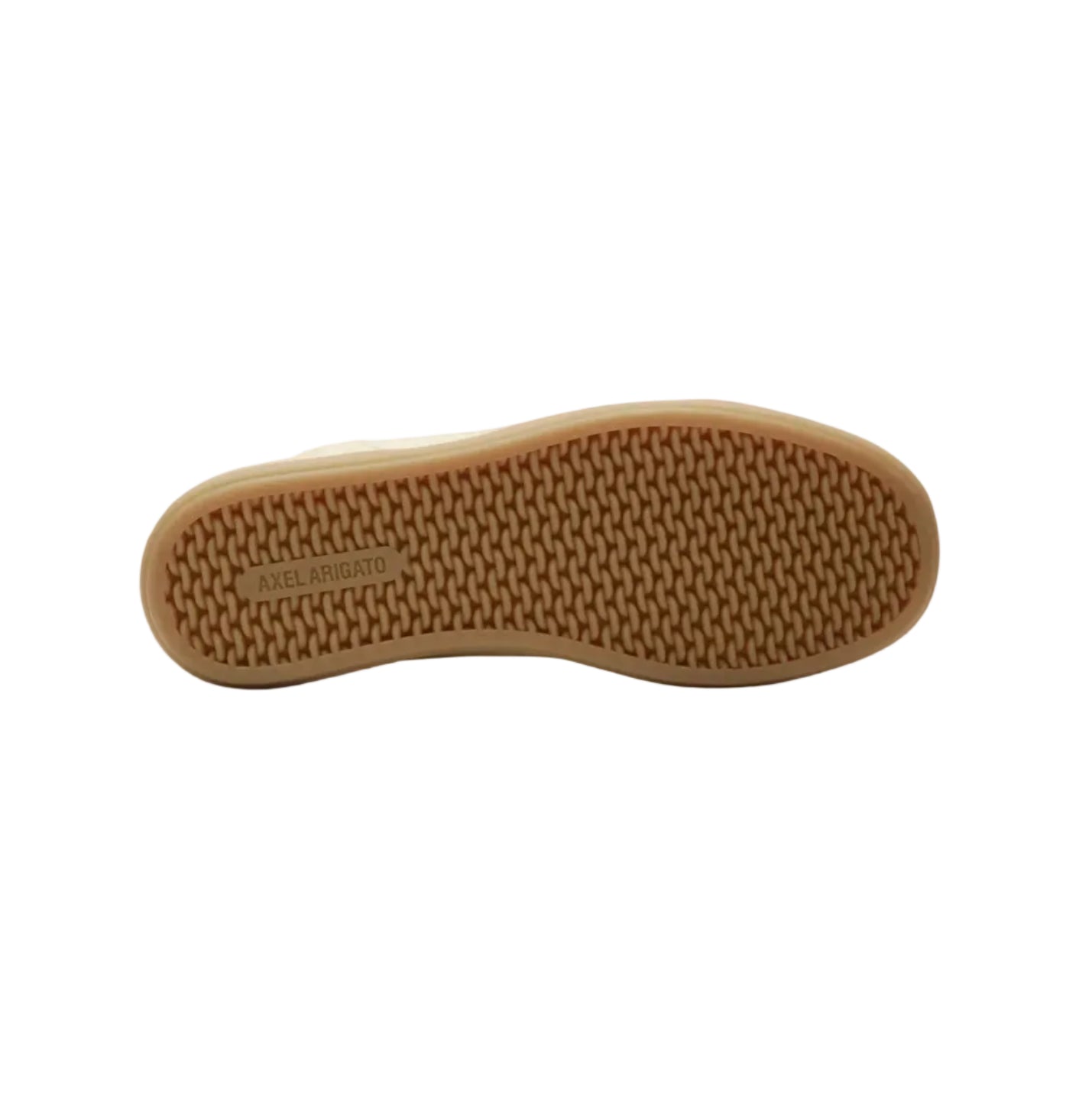 Suela gum de la zapatilla Axel Arigato Zane con el logo Axel Arigato grabado