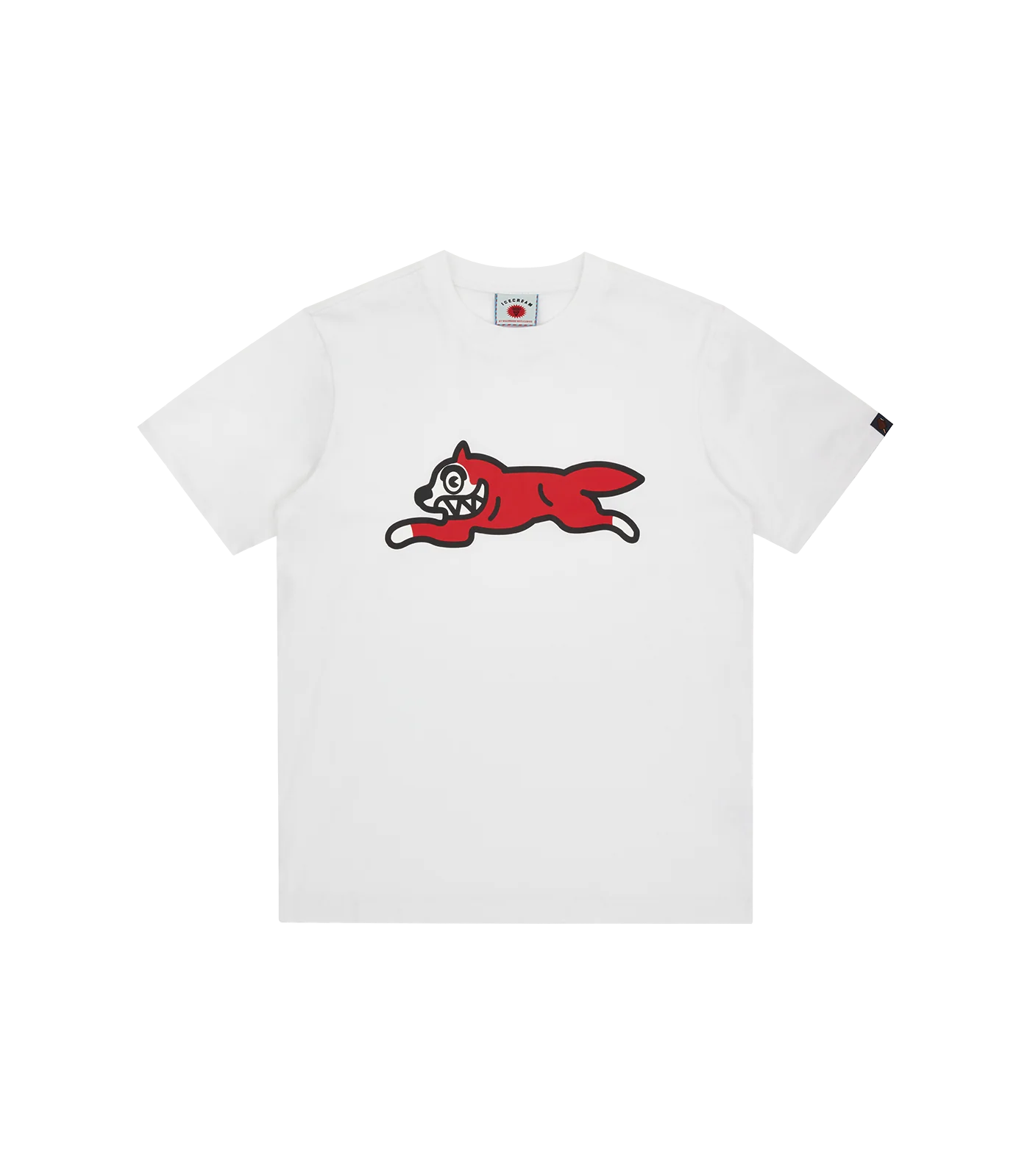 camiseta blanca Running Dog de ICECREAM