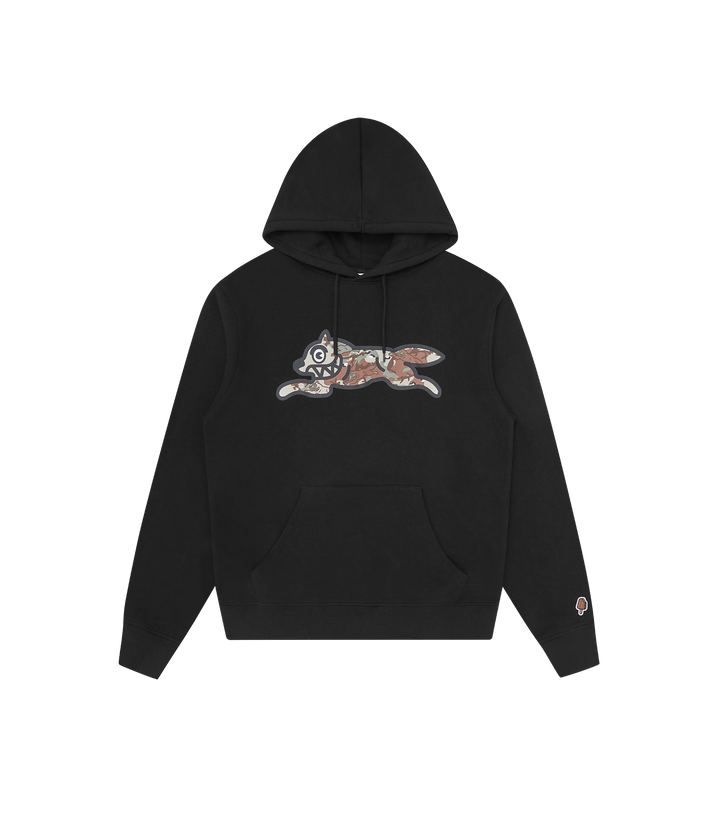 Sudadera Sudadera Choc Chip Running Dog Black de ICECREAM Spring 26' el Running Dog diseñado con un patrón de pepitas de chocolate.