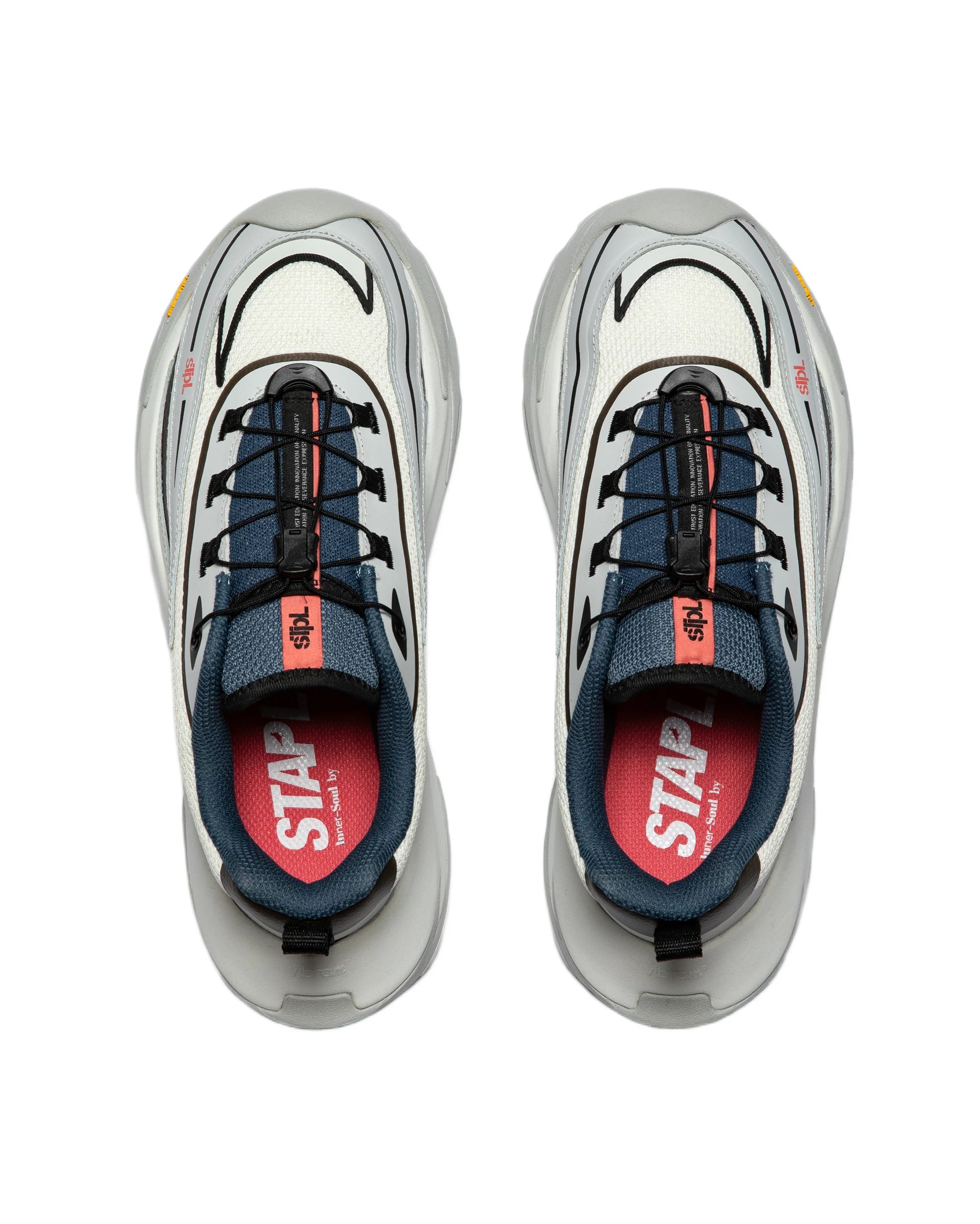 Par Staple Breakneck.01 gris vista superior
