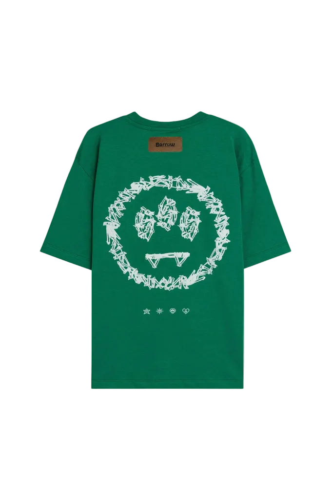 Camiseta Barrow Logo Smile Green