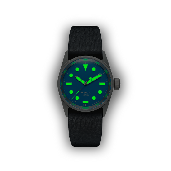 Unimatic UT5-AS dial Alpine Sky edición limitada
