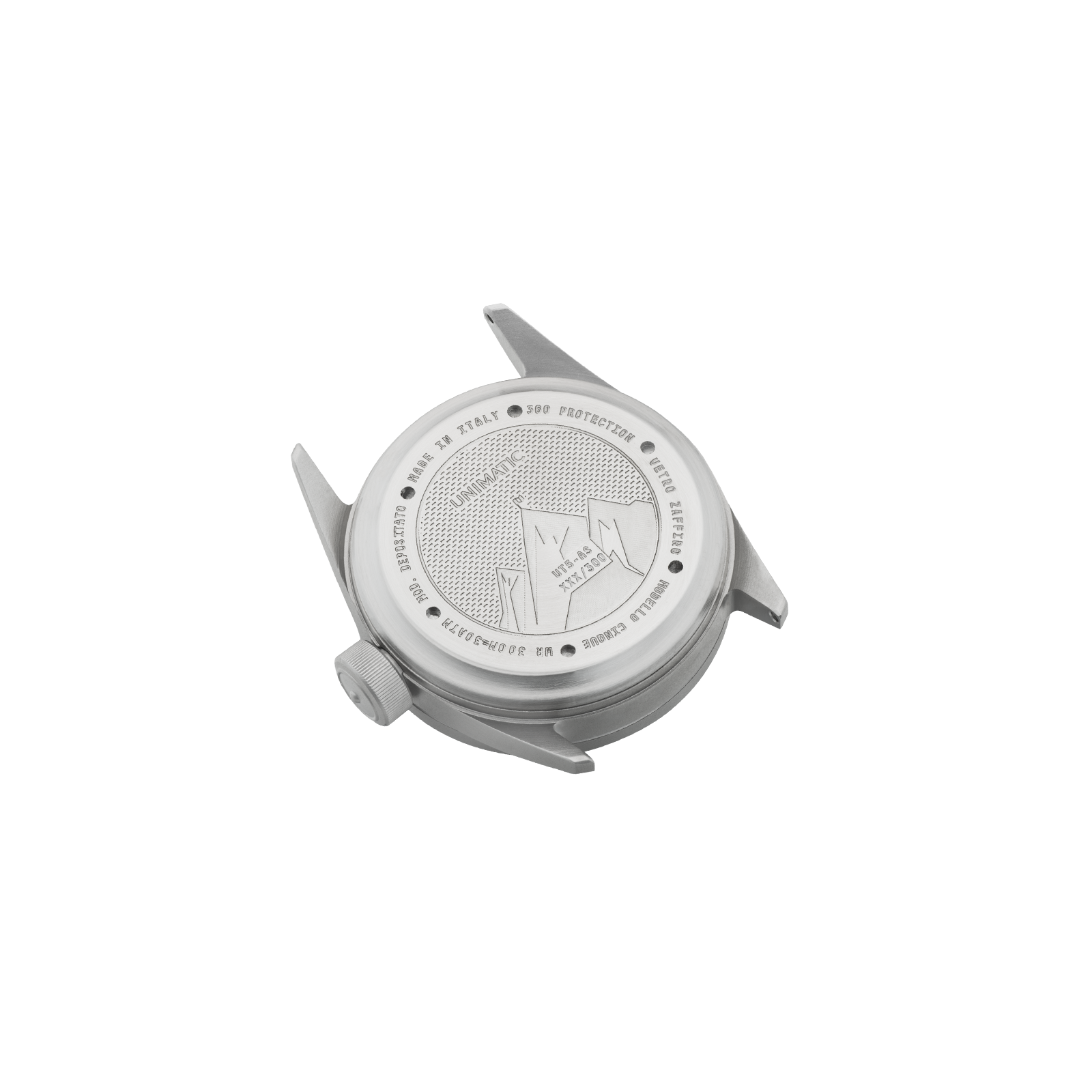 Unimatic UT5-AS trasera  caja sandblasted acero 316L