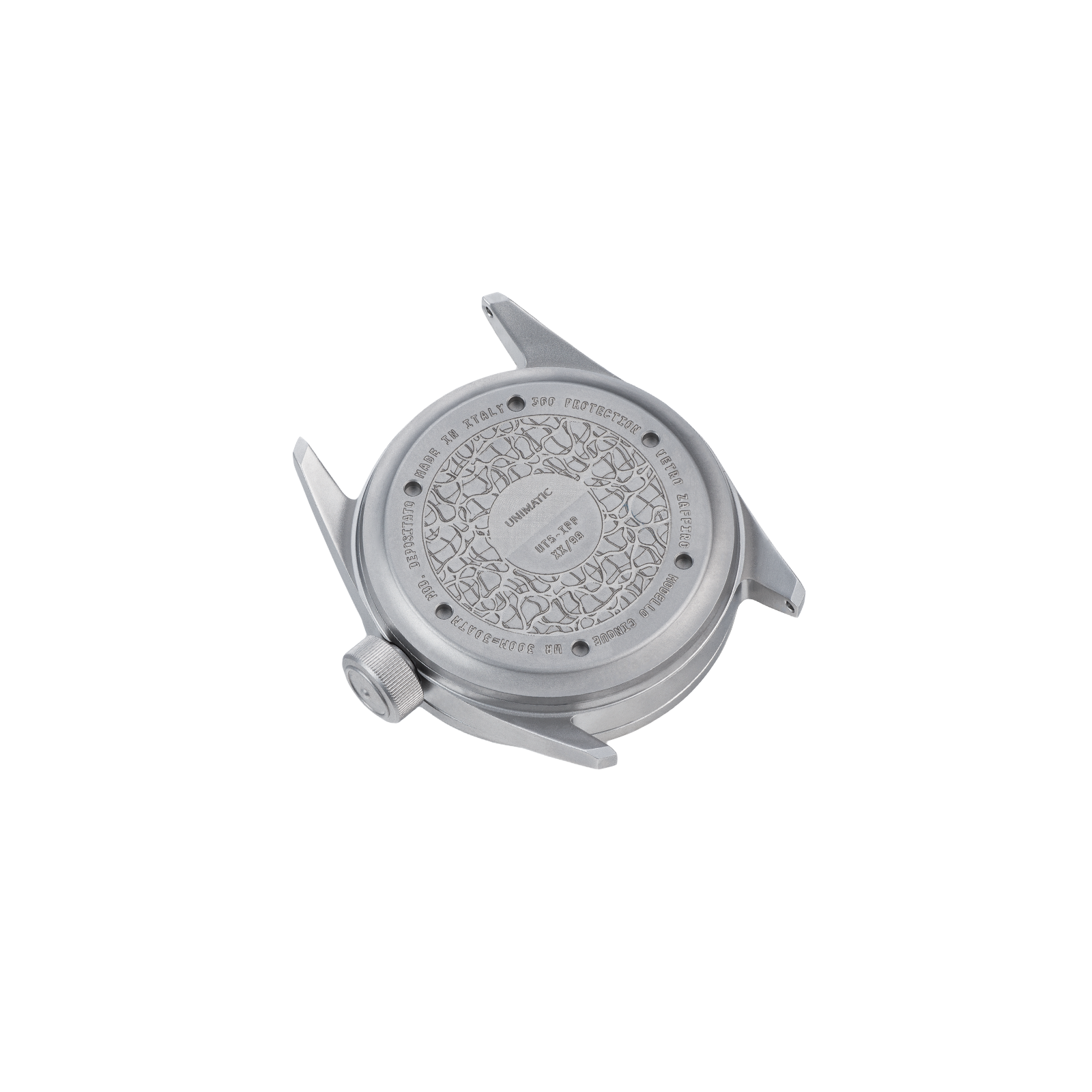 Unimatic Modello Cinque UT5-IPP fondo de caja grabado Swimming Pool acero sandblasted