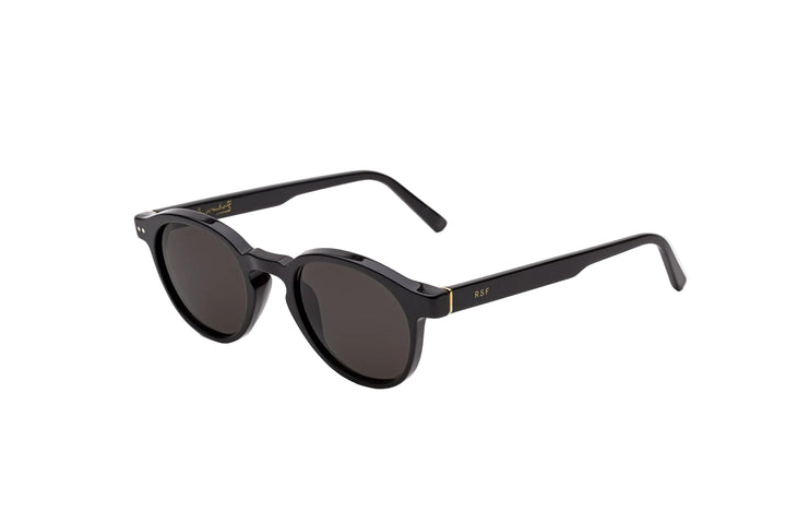 Gafas Warhol Black RSF vista lateral acetato negro