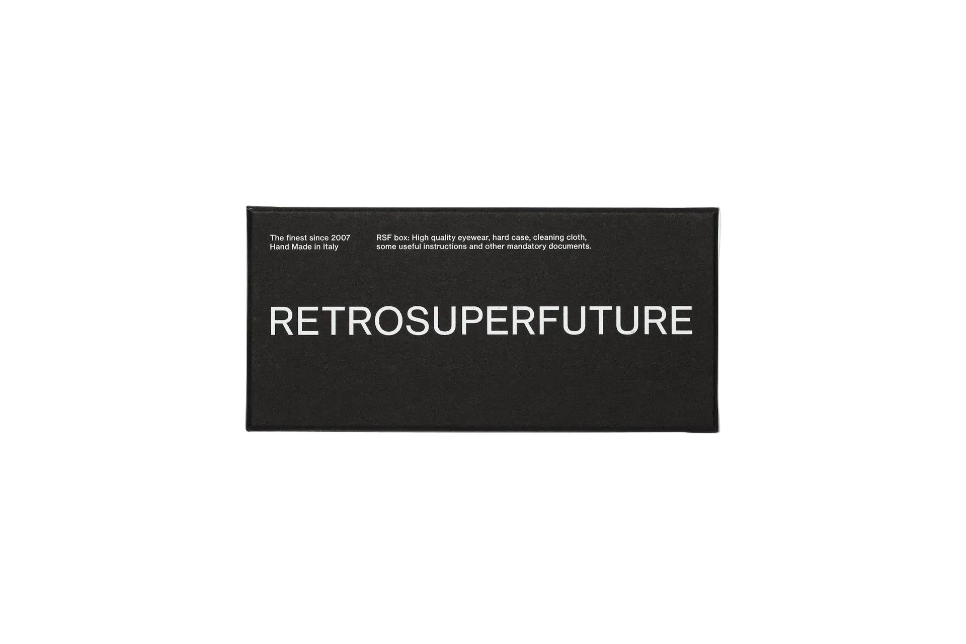 Packaging original Retrosuperfuture gafas Warhol Black