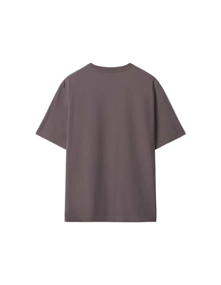 Camiseta Maison Kitsuné Chillax Fox gris pavement vista por la espalda