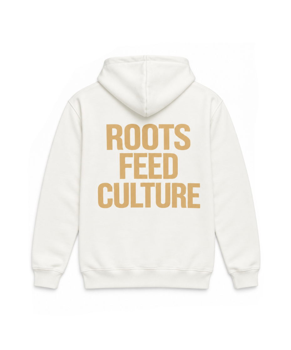 Sudadera Aluxe Roots Feed Culture White